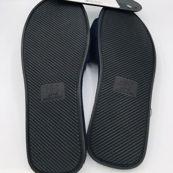 INC Slippers tassel blue gray new slip on Size 7-8 - Picture 4 of 7